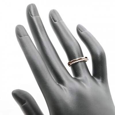 重ね付け風ダイヤモンドリング 0.12CT　R 3971DI-R　#6