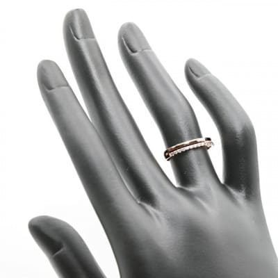 重ね付け風ダイヤモンドリング 0.12CT　R 3971DI-R　#9