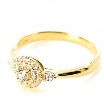 K18YG ダイヤモンドリング　0.26CT　R3975DI-Y #9