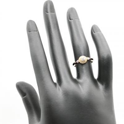 K18YG ダイヤモンドリング　0.26CT　R3975DI-Y #15
