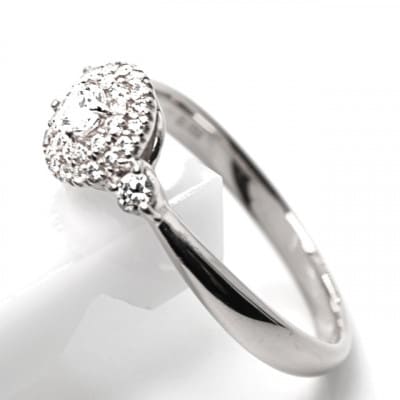 プラチナダイヤモンドリング　0.26CT　R3975DI-P #6