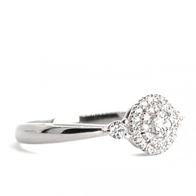プラチナダイヤモンドリング　0.26CT　R3975DI-P #9