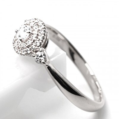プラチナダイヤモンドリング　0.26CT　R3975DI-P #9
