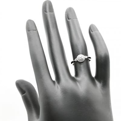 プラチナダイヤモンドリング　0.26CT　R3975DI-P #20