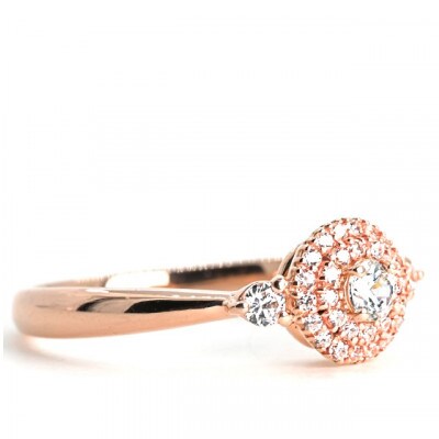 K18PG ダイヤモンドリング　0.26CT　R3975DI-R #13