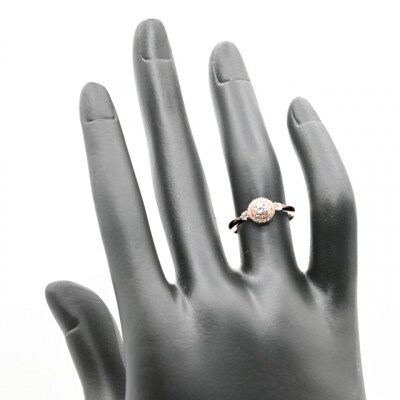 K18PG ダイヤモンドリング　0.26CT　R3975DI-R #13