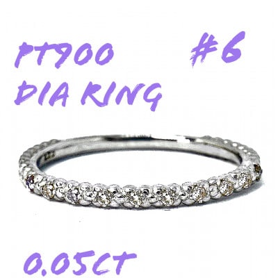 PT900 DIA リング 0.05CT RADR-5714DI-P #6
