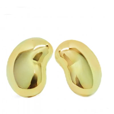 小豆 ピアス K18