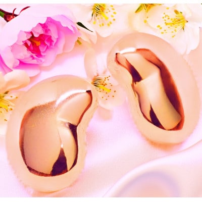 小豆 ピアス K18PG