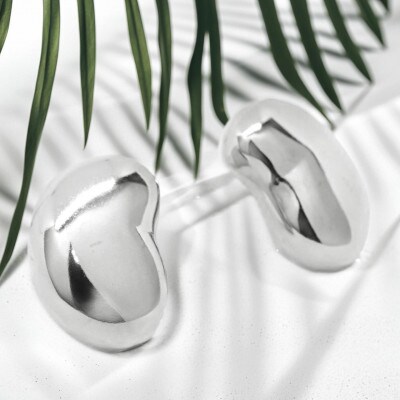 小豆 ピアス PT900