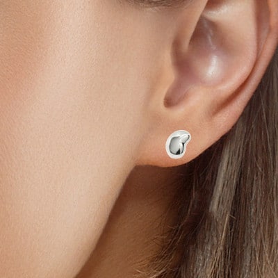 小豆 ピアス PT900