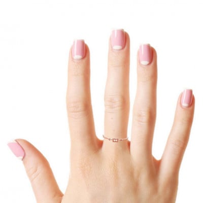 K18PG ダイヤモンド リング 0.01CT RADR-4947DI-R #8