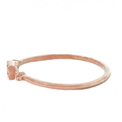 K18PG ダイヤモンド リング 0.01CT RADR-4947DI-R #14