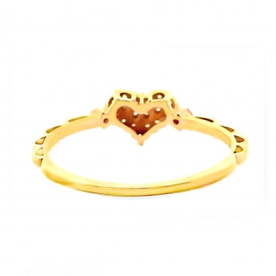 K18 DIA ルビー パヴェリング 0.10CT RADR-5318DI-Y #12