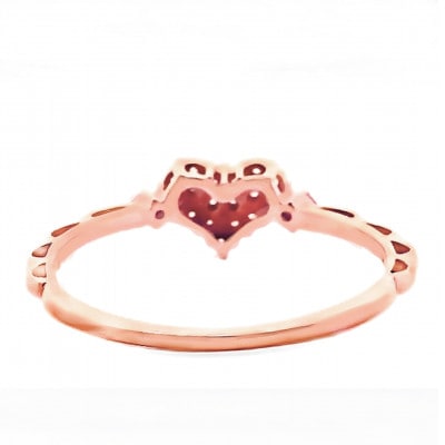 K18PG DIA ルビー パヴェリング 0.10CT RADR-5318DI-R #13