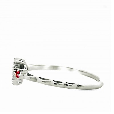 PT900 DIA ルビー パヴェリング 0.10CT RADR-5318DI-P #13