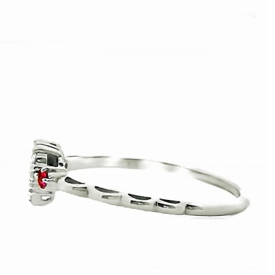 PT900 DIA ルビー パヴェリング 0.10CT RADR-5318DI-P #18