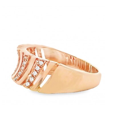 K18PG ダイヤモンドリング 0.12CT RADR-6588DI-R #18