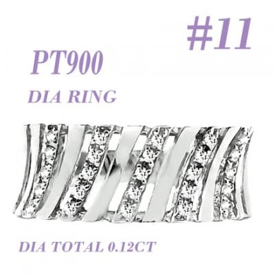 PT900 ダイヤモンドリング 0.12CT RADR-6588DI-P #11