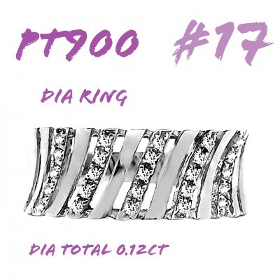 PT900 ダイヤモンドリング 0.12CT RADR-6588DI-P #17