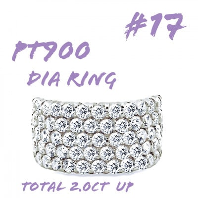 PT900 ダイヤモンドリング 2.0CT RADR4654DI-P #17