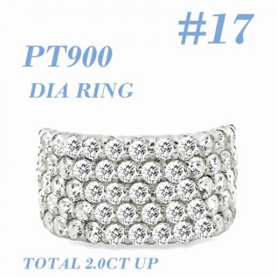 PT900 ダイヤモンドリング 2.0CT RADR4654DI-P #17