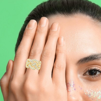 K18 DIA RING  1.0CT 1本 RAAT-20DI-Y #18