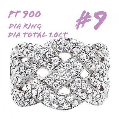 PT900 DIA RING  1.0CT 1本 RAAT-20DI-P #9