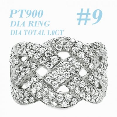 PT900 DIA RING  1.0CT 1本 RAAT-20DI-P #9