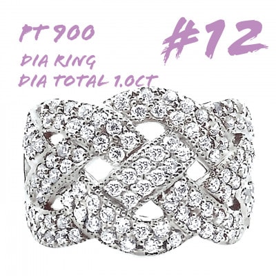 PT900 DIA RING  1.0CT 1本 RAAT-20DI-P #12