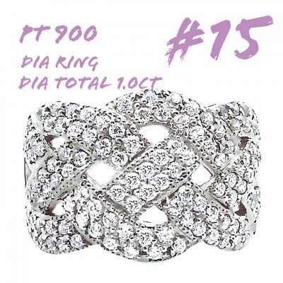 PT900 DIA RING  1.0CT 1本 RAAT-20DI-P #15