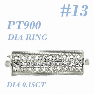 PT900　ダイヤモンドリング　015CT　RADR-6952DI-P #13