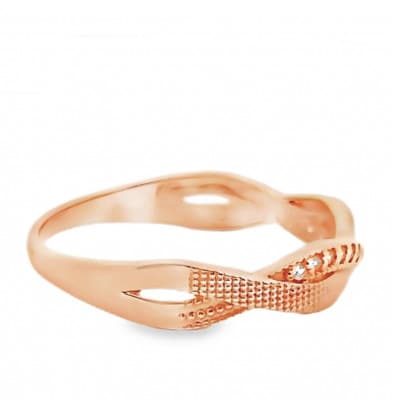 K18PG ツイストダイヤ リング RADR-6940DI-R #18