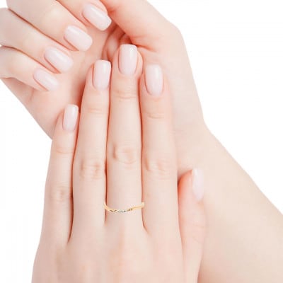 K18PGダイヤモンド リング 0.02CT RADR-6525DI-R #8