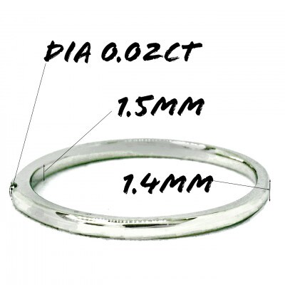 PT900　ダイヤモンド リング 0.02CT RADR-6401DI-P #10