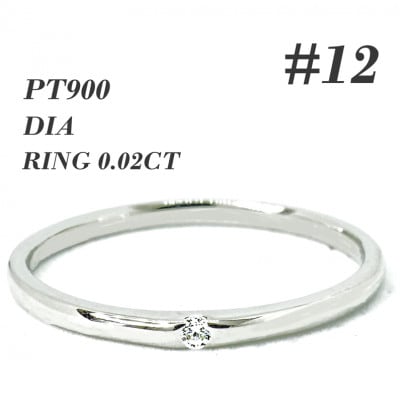 PT900　ダイヤモンド リング 0.02CT RADR-6401DI-P #12