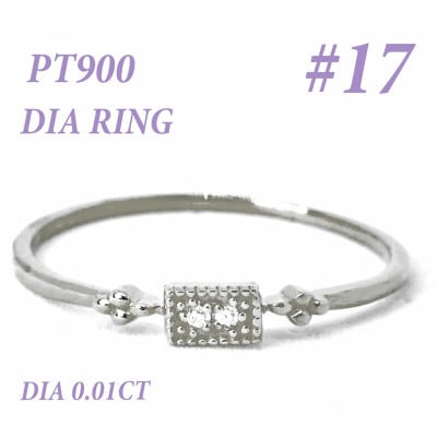 PT900 ダイヤモンド リング 0.01CT RADR-4947DI-P #17