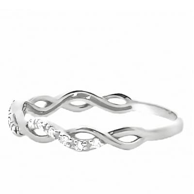 PT900 ツイストデザインダイヤリング 0.08CT RADR-6903DI-P #7