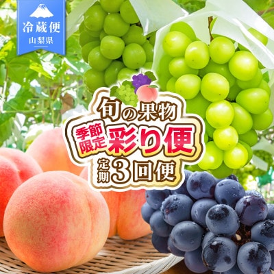 【発送月固定定期便】2026年発送 桃 黒ぶどう シャインマスカット全3回