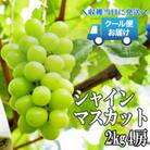 先行予約　2026発送分　クール便発送　シャインマスカット 2kg 　4房