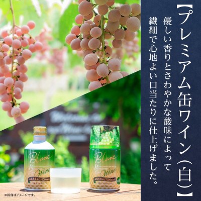 モンデ酒造の プレミアム缶ワイン 白 300ml 12本入  山梨県 笛吹市
