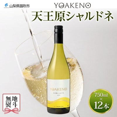 【のし付き】山梨県 YOAKENO 天王原シャルドネ 12本 白ワイン モンデ酒造 笛吹市