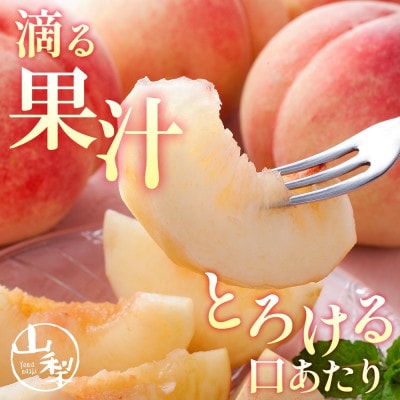 【2026年先行予約】農園こだわりの「桃」をお届け!4kg(8～12玉)村松農園 山梨県 笛吹市