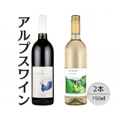 アルプスワイン　ベーリーAドライ・こもれびの甲州 計2本セット 167-093