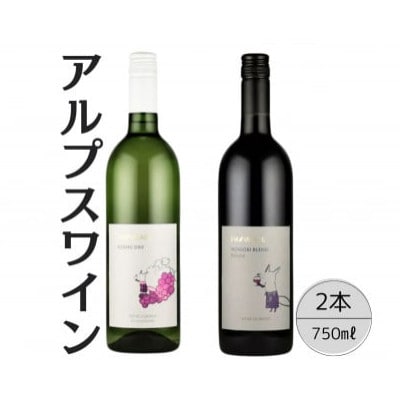 アルプスワイン　甲州ドライ・ノアソビブレンド　ルージュ 計2本セット 167-102