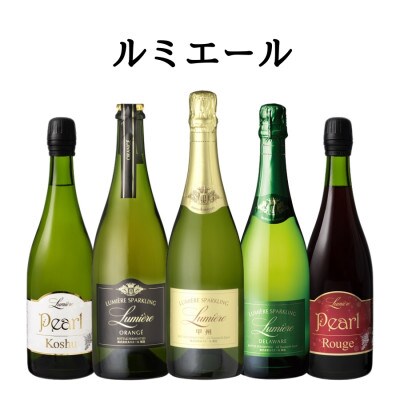 ルミエール　スパークリングワイン　5本セット 167-191