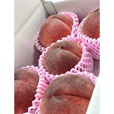 生産者直送!山梨県笛吹市産地!桃　約2kg(4～7玉)