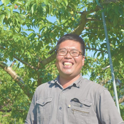 【栽培期間中農薬を減らした特別栽培】笛吹市産白桃 約1.8kg 157-035