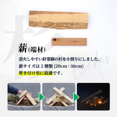 材木屋の端材を活用 針葉樹 薪 訳あり (12kg)  