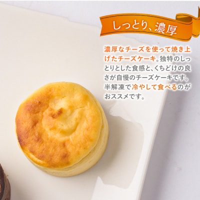 ＜お試し用＞濃厚チーズケーキ (計5個) 